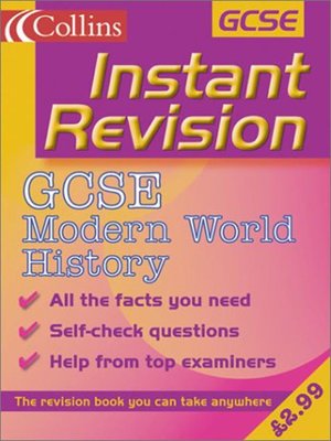 cover image of Instant Revision: GCSE Modern World History